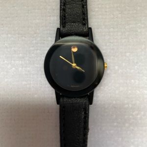 Black Museum Classic Movado Ladies Watch